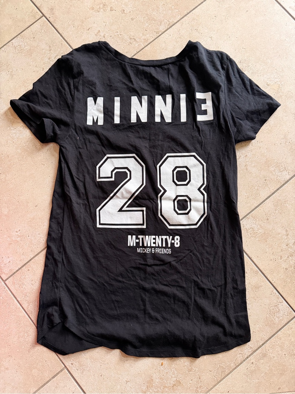 Disney x NEFF Minnie Mouse Soccer Jersey Graphic Tee Women’s XS (2015)